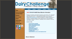 Desktop Screenshot of dairychallenge.org