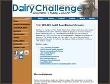 Tablet Screenshot of dairychallenge.org